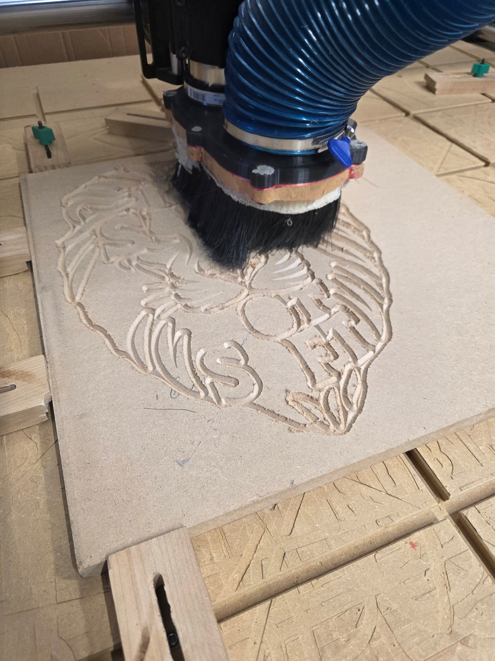 “I’m Saved, Not Soft” – Bold Christian Lion Wall Carving | Statement MDF Decor